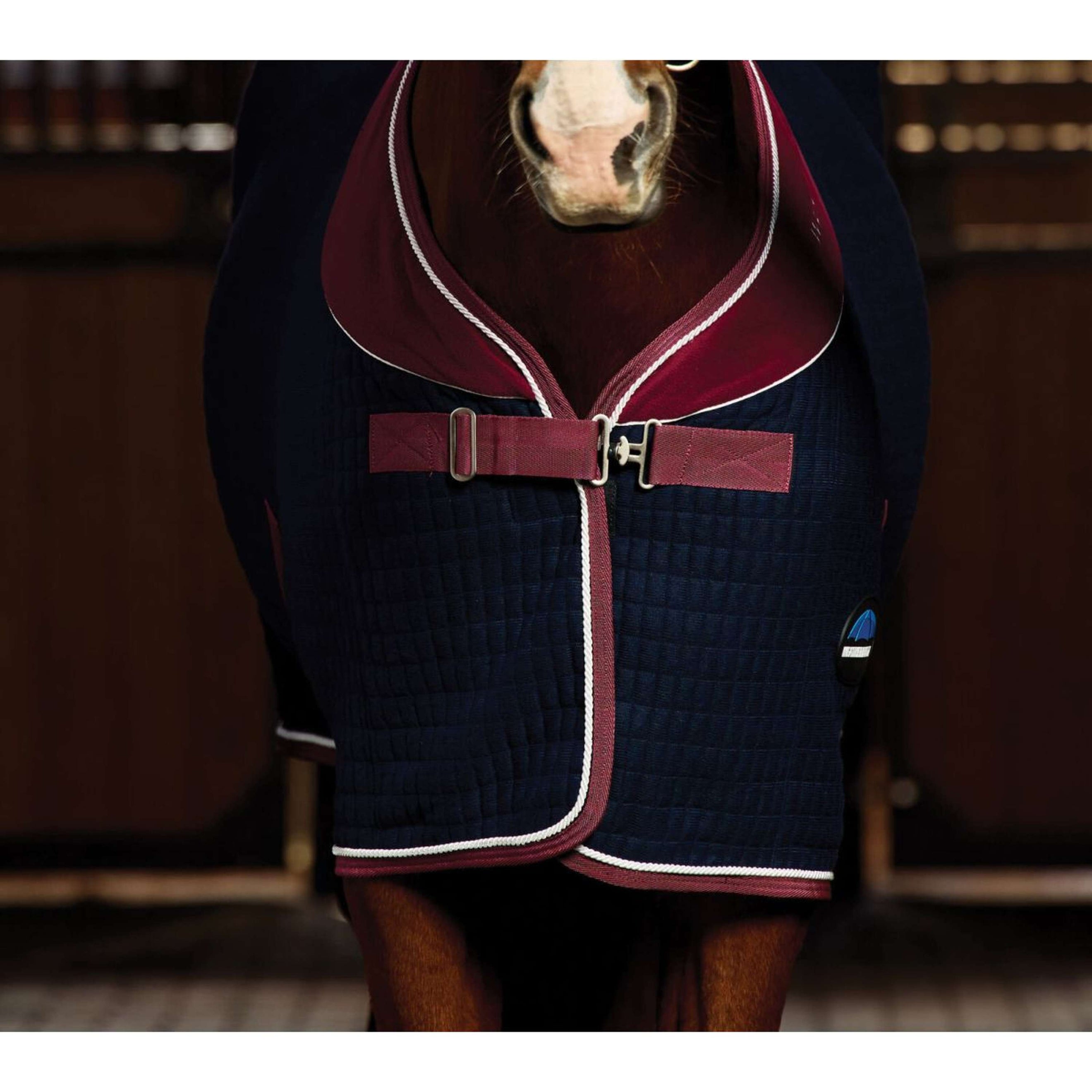 WeatherBeeta Chemise Rafraîchissante Thermocell Standard Neck Marine/Bordeaux WeatherBeeta Chemise Rafraîchissante Thermocell Standard Neck Marine/Bordeaux