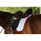 Weatherbeeta Tapis de Selle Reflective Prime Dressage Argent/Rose