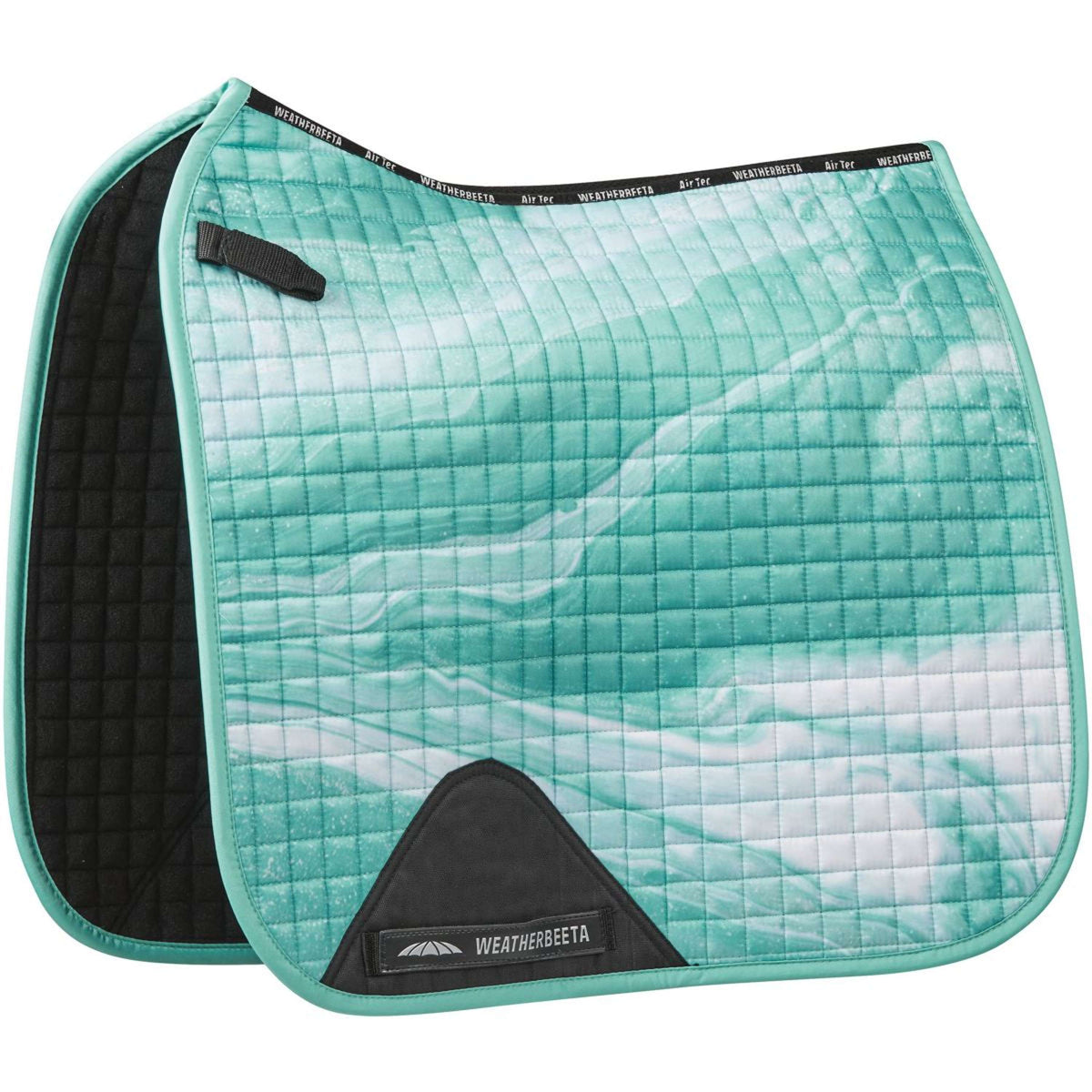 Weatherbeeta Tapis de Selle Prime Swirl Marble Dressage Turquoise