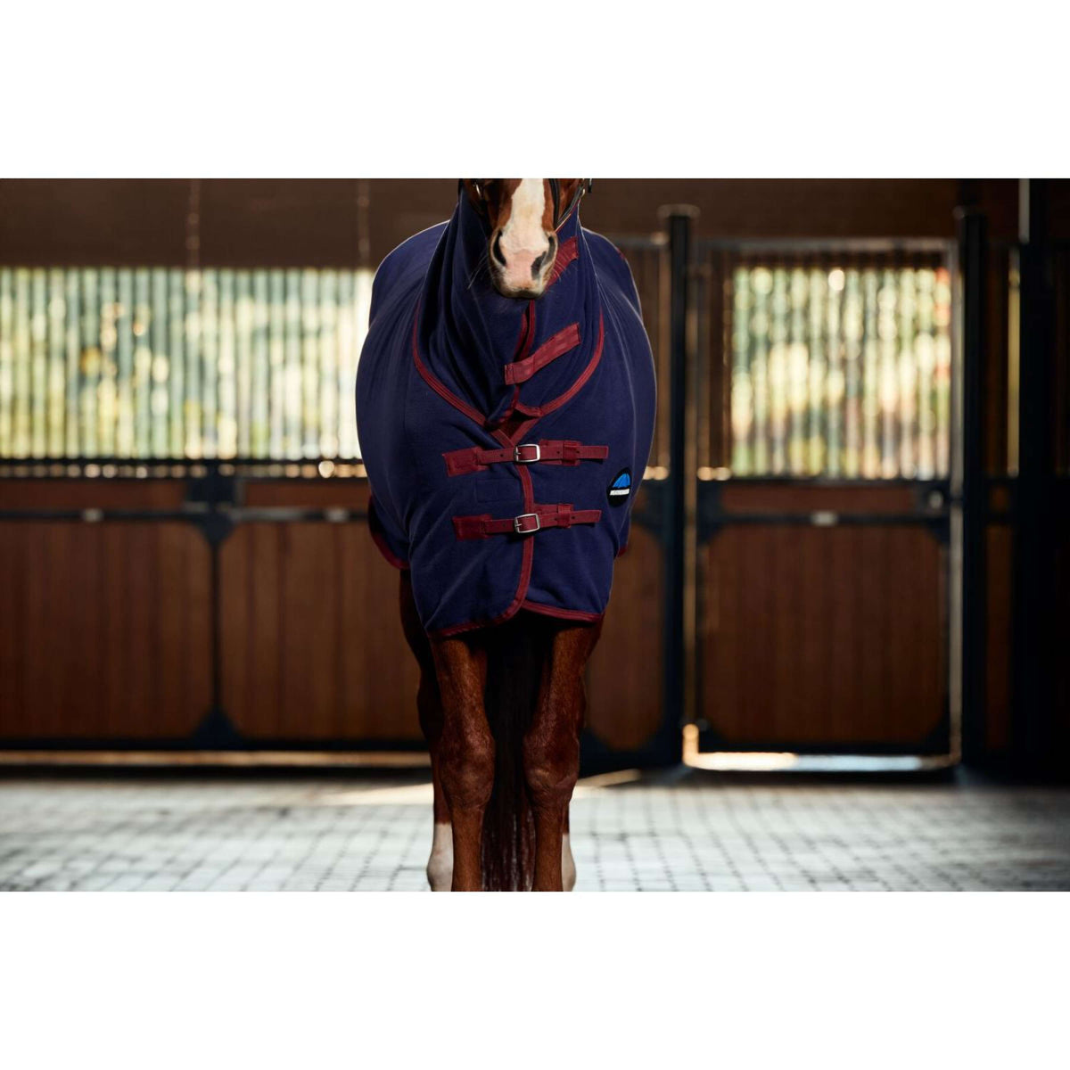 WeatherBeeta Couverture Polaire Anti-Static Cooler Combo Neck Marine/Bordeaux