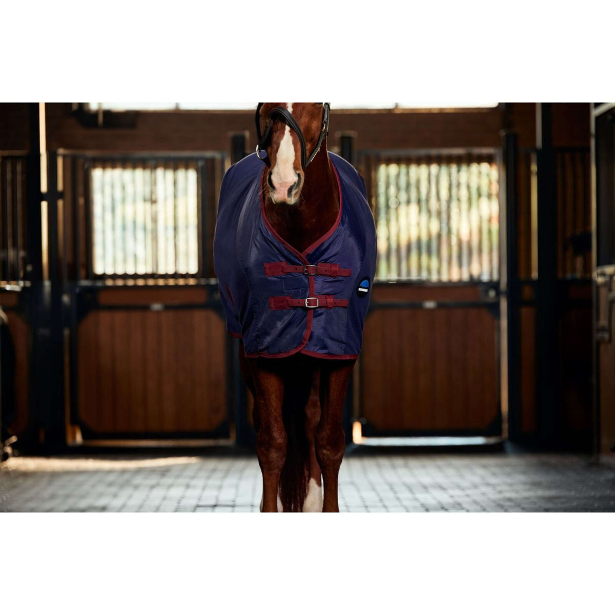 WeatherBeeta Couverture Polaire Anti-Static Cooler Standard Neck Marine/Bordeaux