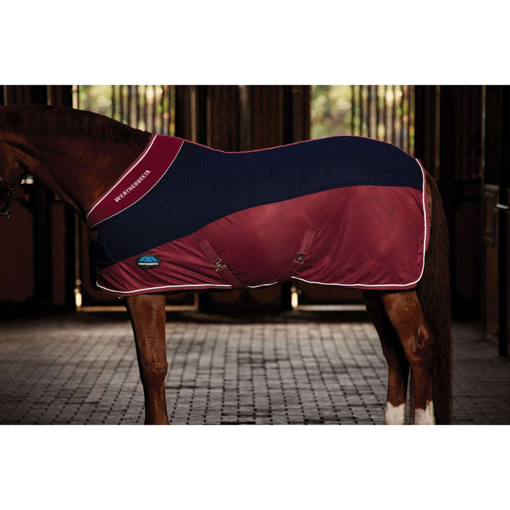 WeatherBeeta Couverture Polaire Thermo-Air Standard Neck Marine/Bordeaux