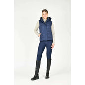 Weatherbeeta Gilet Sans Manches Hapur Heat Seal Quilted Navy Iris