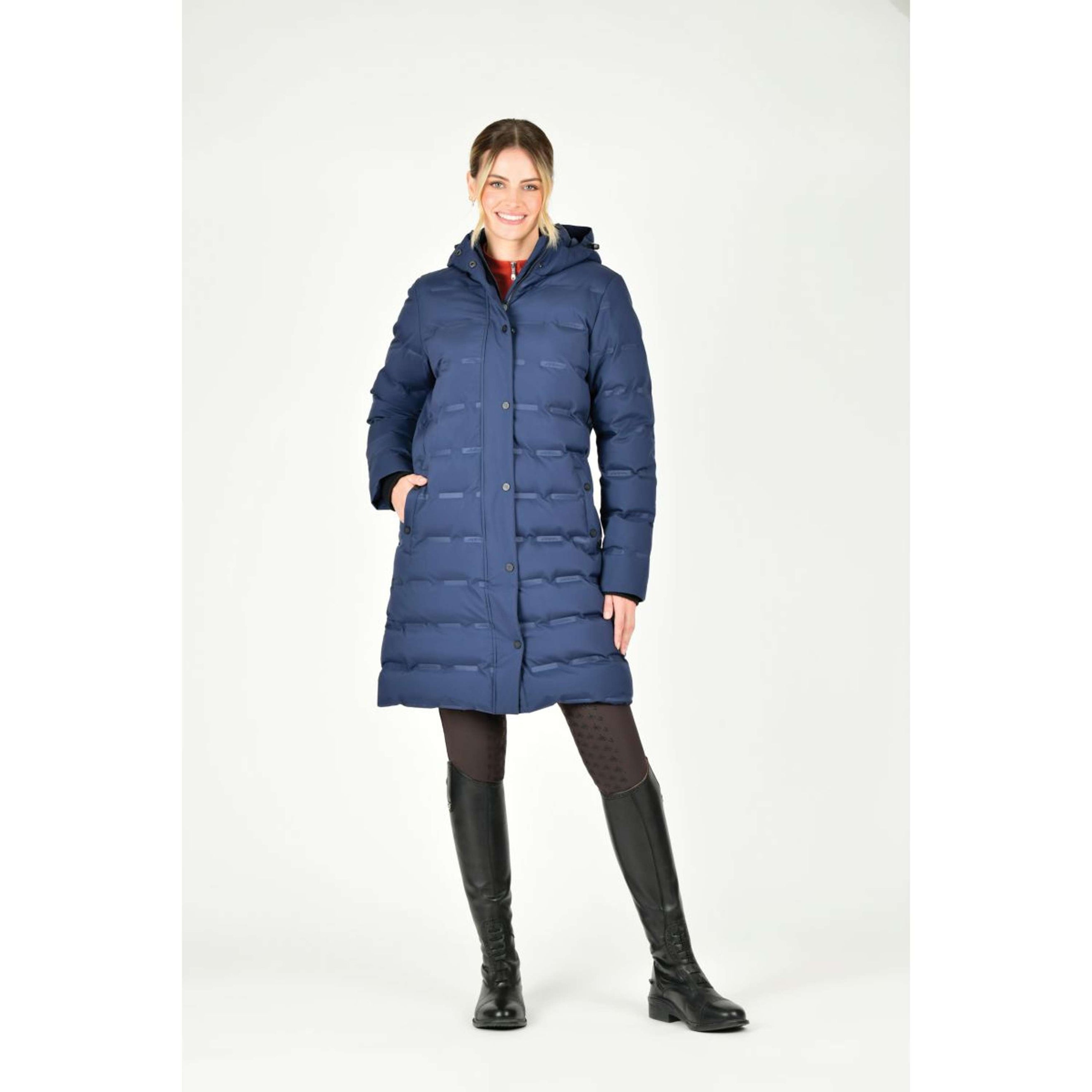 Weatherbeeta Veste Helsinki Heat Seal Quilted Navy Iris