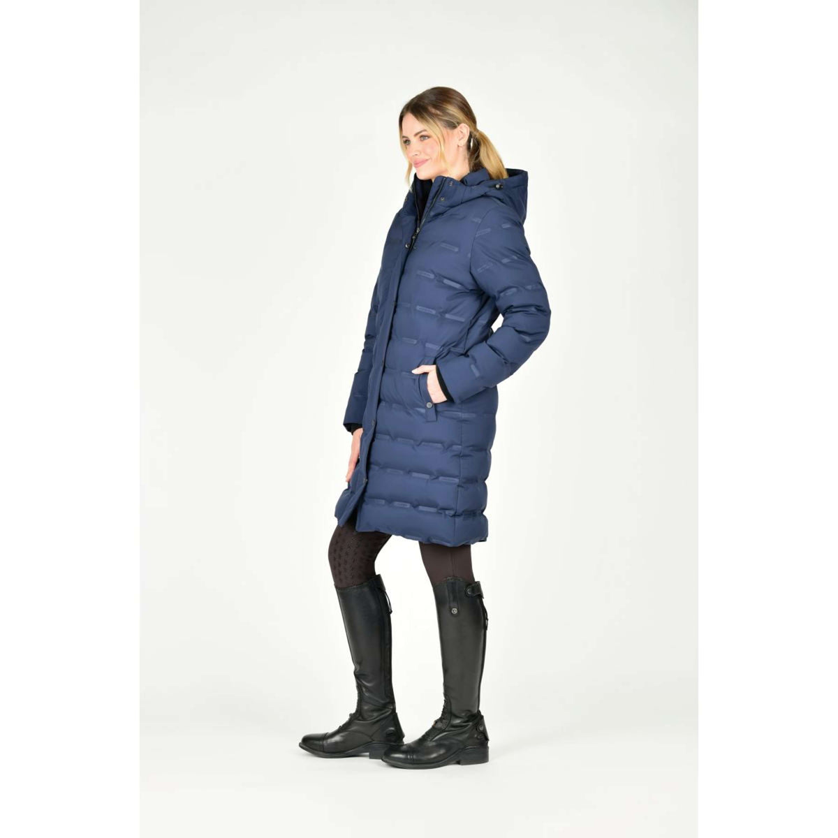 Weatherbeeta Veste Helsinki Heat Seal Quilted Navy Iris