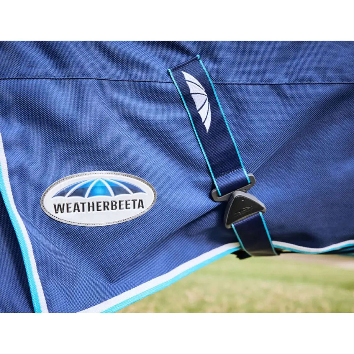 Weatherbeeta Couverture Comfitec Ultra Hardi Medium Blue/Bright Blue/White