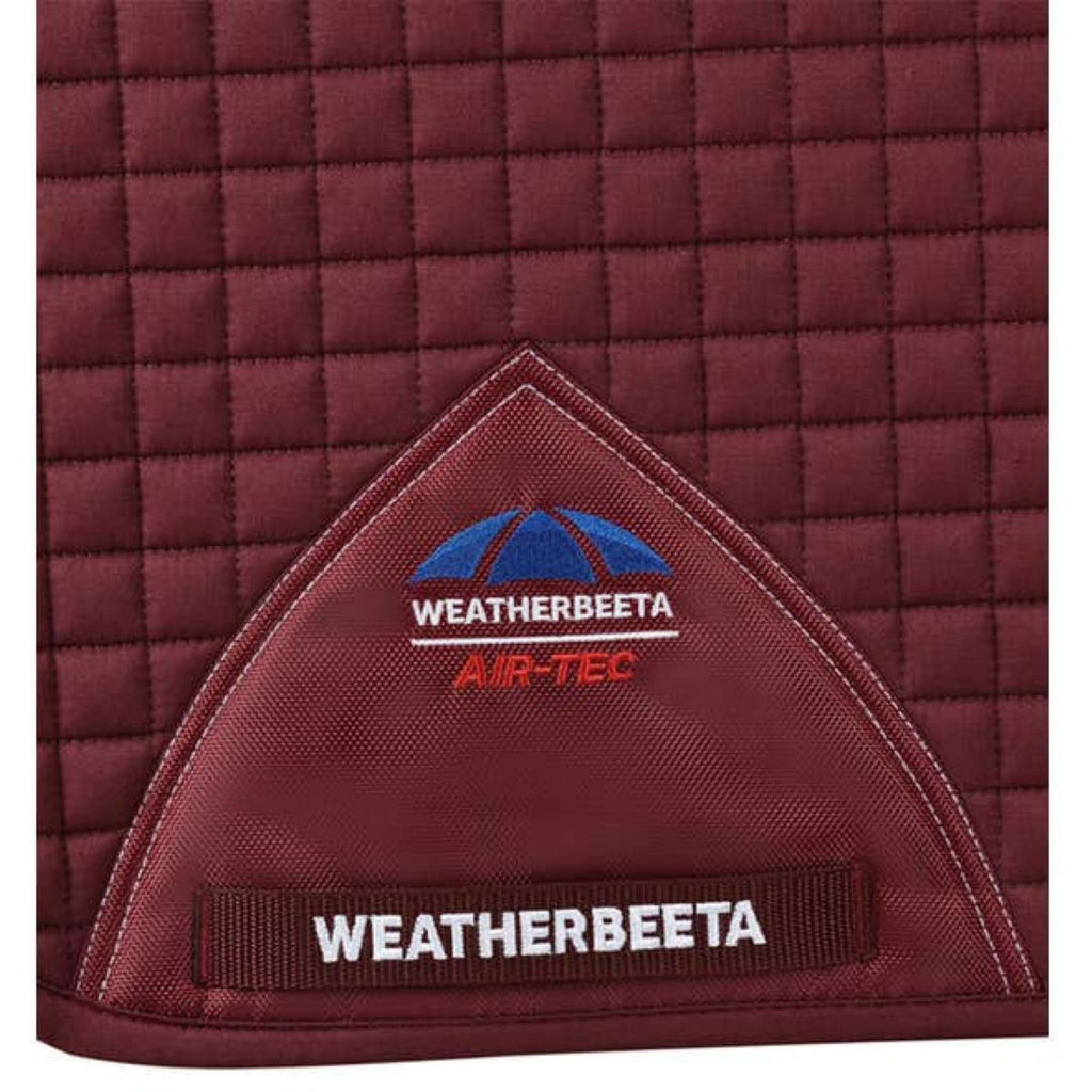 WeatherBeeta Tapis de Selle Prime Air-Tec Dressage Bordeaux