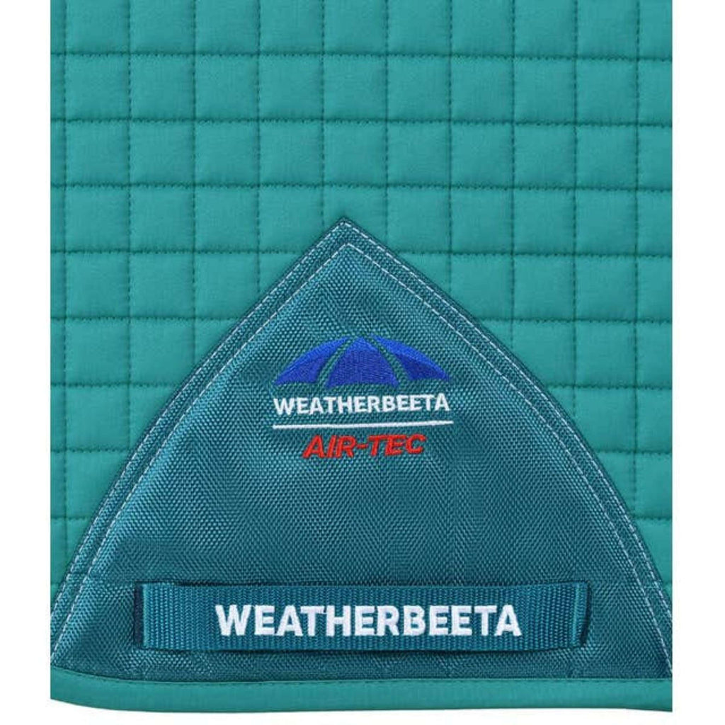 WeatherBeeta Tapis de Selle Prime Air-Tec Dressage Turquoise foncé