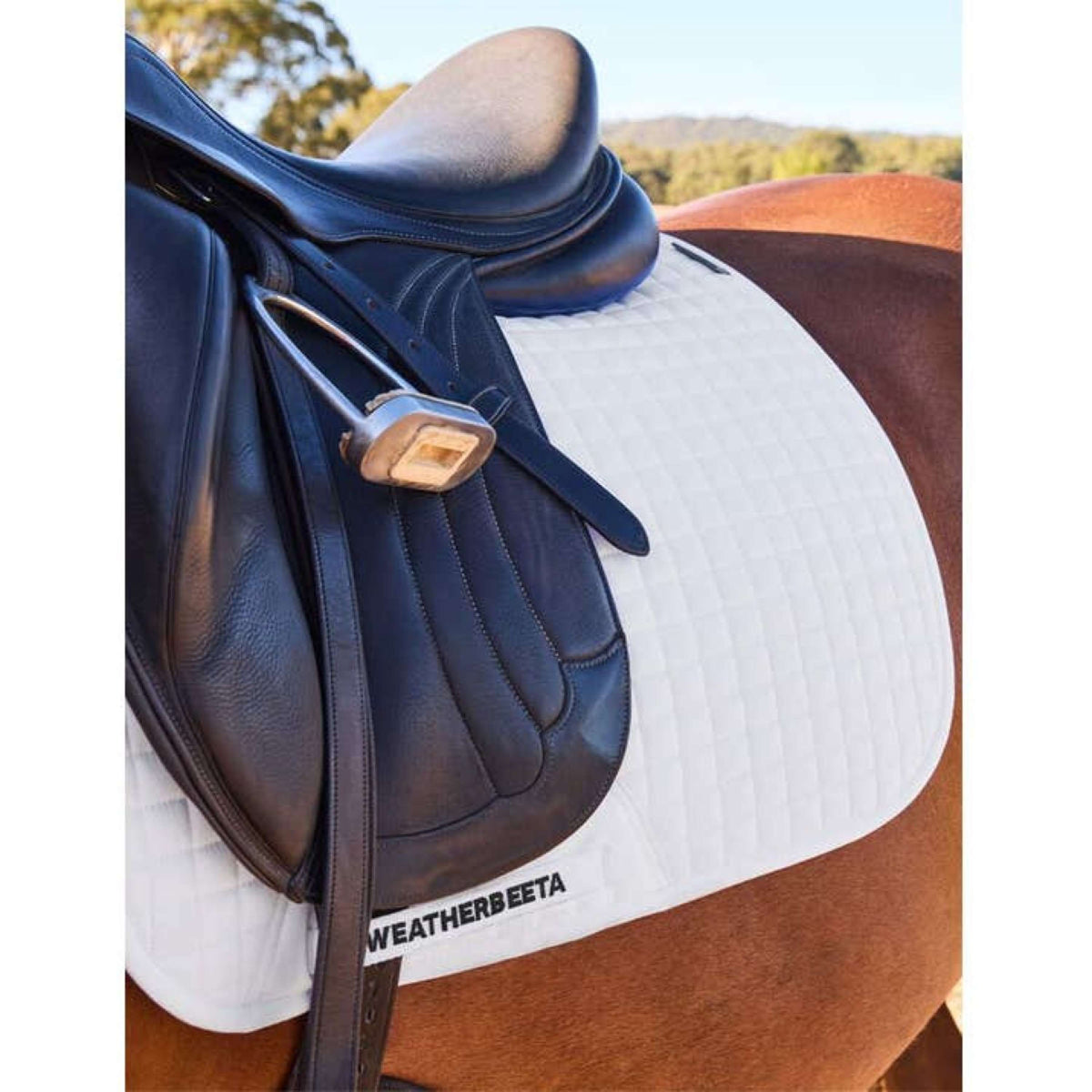 WeatherBeeta Tapis de Selle Prime Air-Tec Dressage Blanc