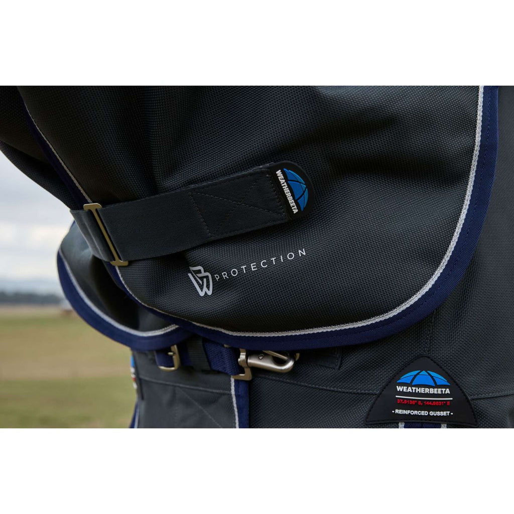 WeatherBeeta ComFiTec Ultra Turnout Detach-A-Neck 100g Charbon