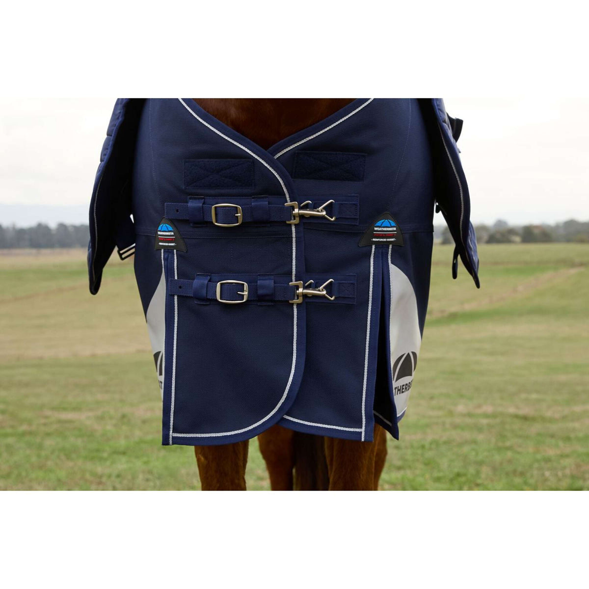 WeatherBeeta ComFiTec Ultra Turnout Detach-A-Neck 220g Marin