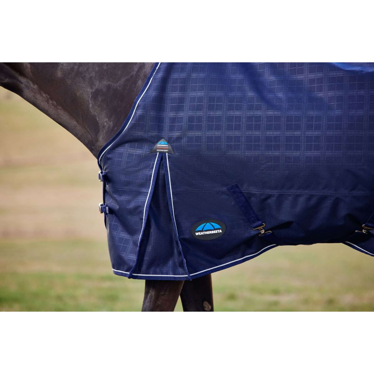 WeatherBeeta ComFiTec Prelim Turnout 220g Navy Embossed Plaid