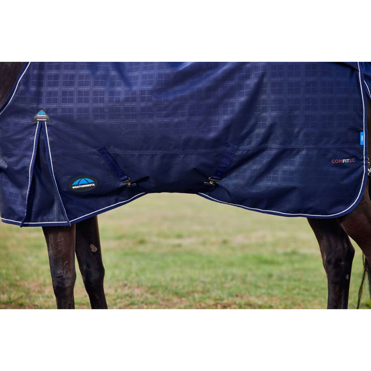 WeatherBeeta ComFiTec Prelim Turnout 220g Navy Embossed Plaid