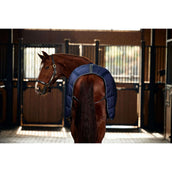 WeatherBeeta Couverture d'Écurie ComFiTec PP Channel Quilt Detach-A-Neck 220g Navy/Charcoal