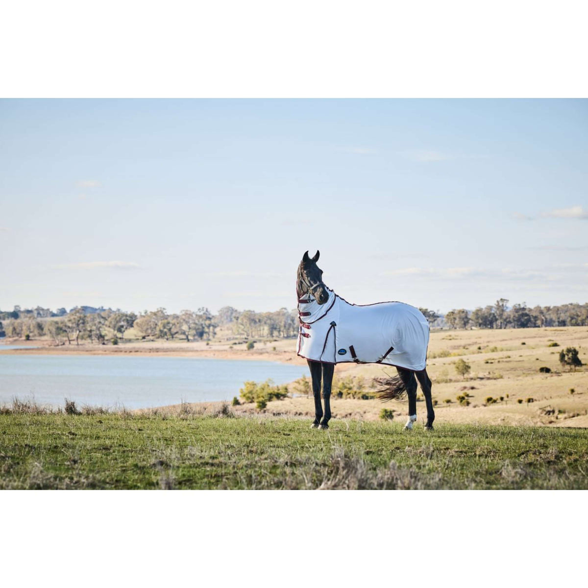 WeatherBeeta Couverture Anti-Mouches ComFiTec Essential Combo Blanc/Bordeaux