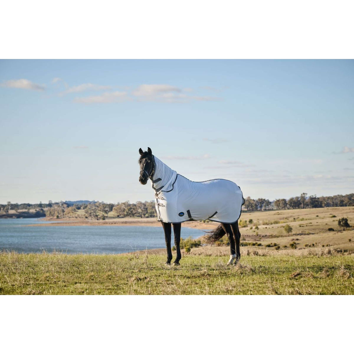 WeatherBeeta Couverture Anti-Mouches ComFiTec Tyro Combo Blanc/Charcoal