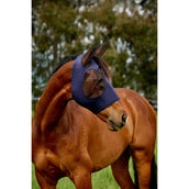 WeatherBeeta Masque Anti-Mouches ComFiTec Deluxe Stretch avec Oreilles Marin/Noir