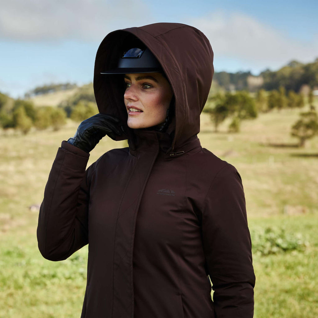 WeatherBeeta Veste Longue Protect Waterproof Insulated Longline Espresso
