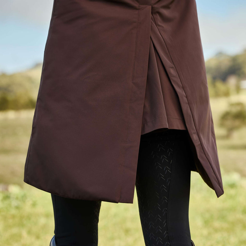 WeatherBeeta Veste Longue Protect Waterproof Insulated Longline Espresso