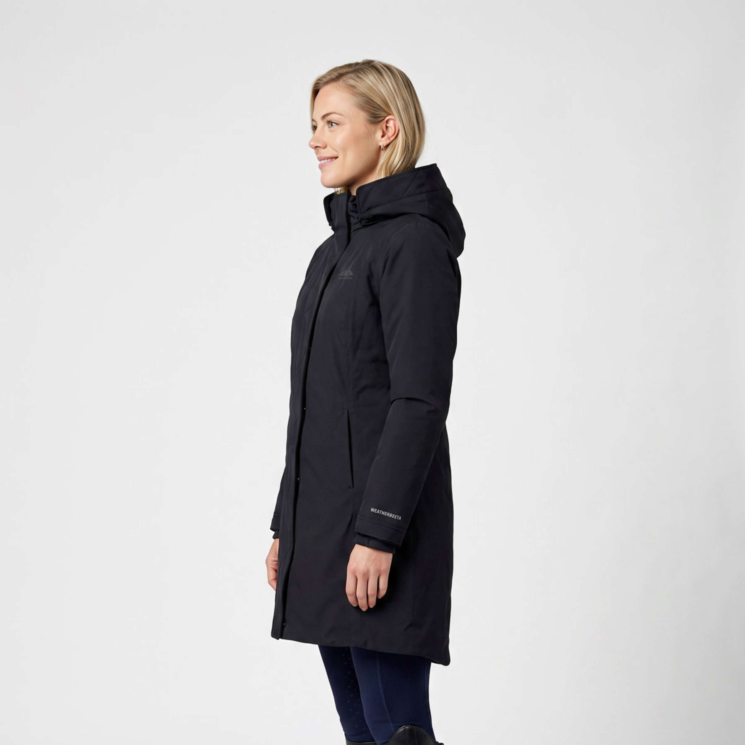 WeatherBeeta Veste Longue Protect Waterproof Insulated Longline Noir