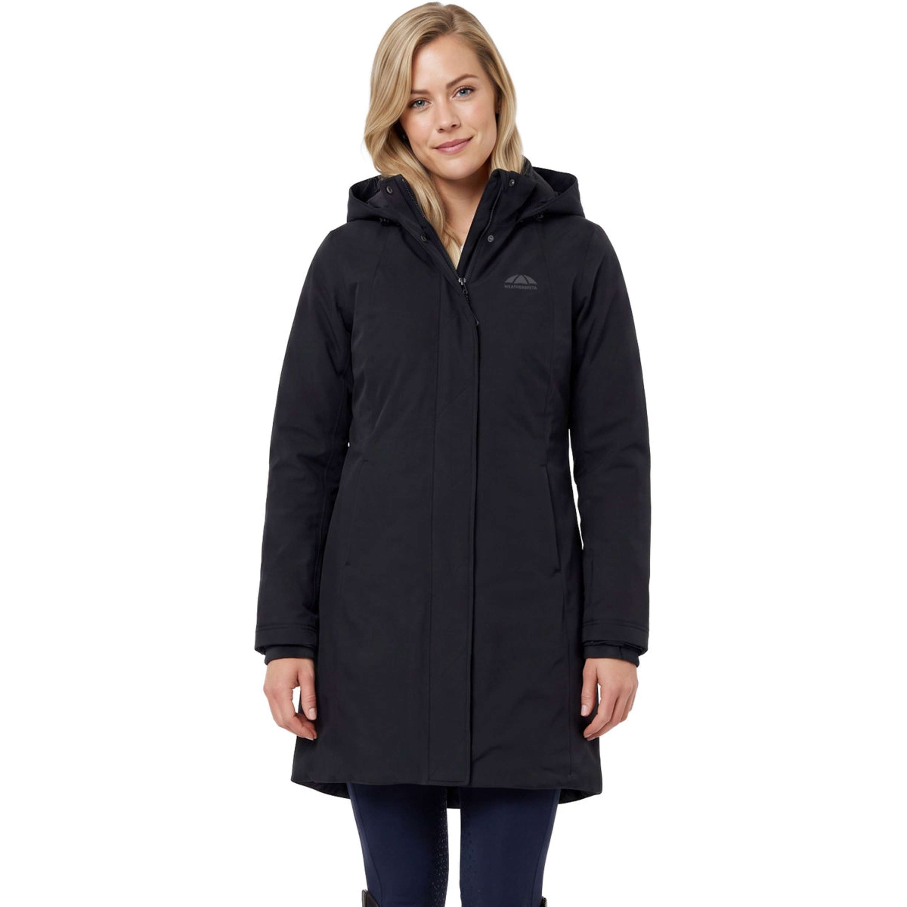 WeatherBeeta Veste Longue Protect Waterproof Insulated Longline Noir