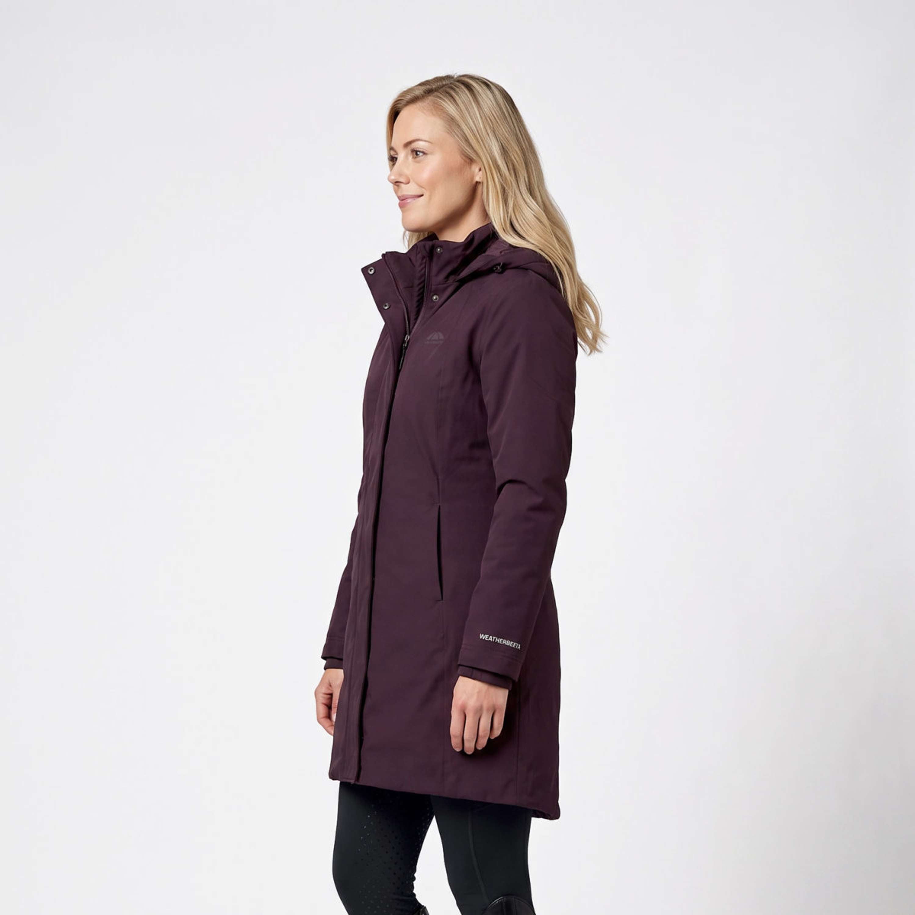 WeatherBeeta Veste Longue Protect Waterproof Insulated Longline Blackberry