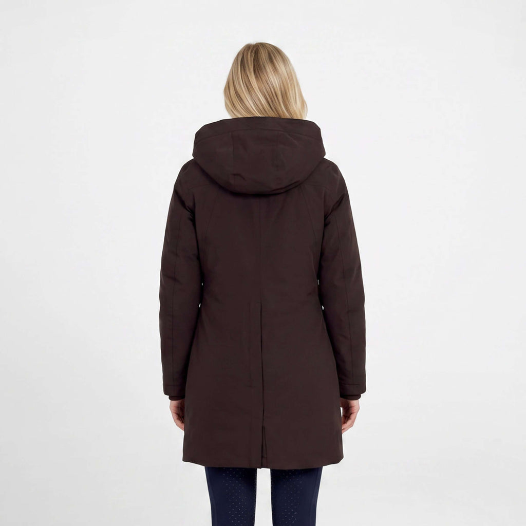 WeatherBeeta Veste Longue Protect Waterproof Insulated Longline Espresso