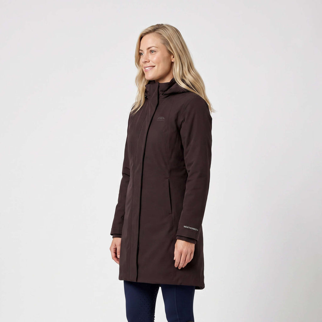 WeatherBeeta Veste Longue Protect Waterproof Insulated Longline Espresso