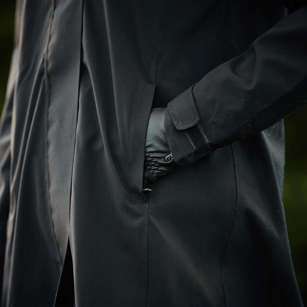 WeatherBeeta Veste Longue Windbreaker Reflective Longline Noir