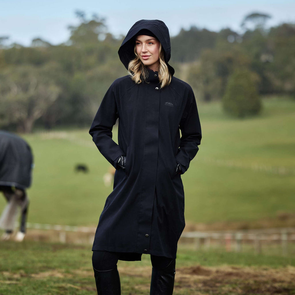WeatherBeeta Veste Longue Windbreaker Reflective Longline Noir