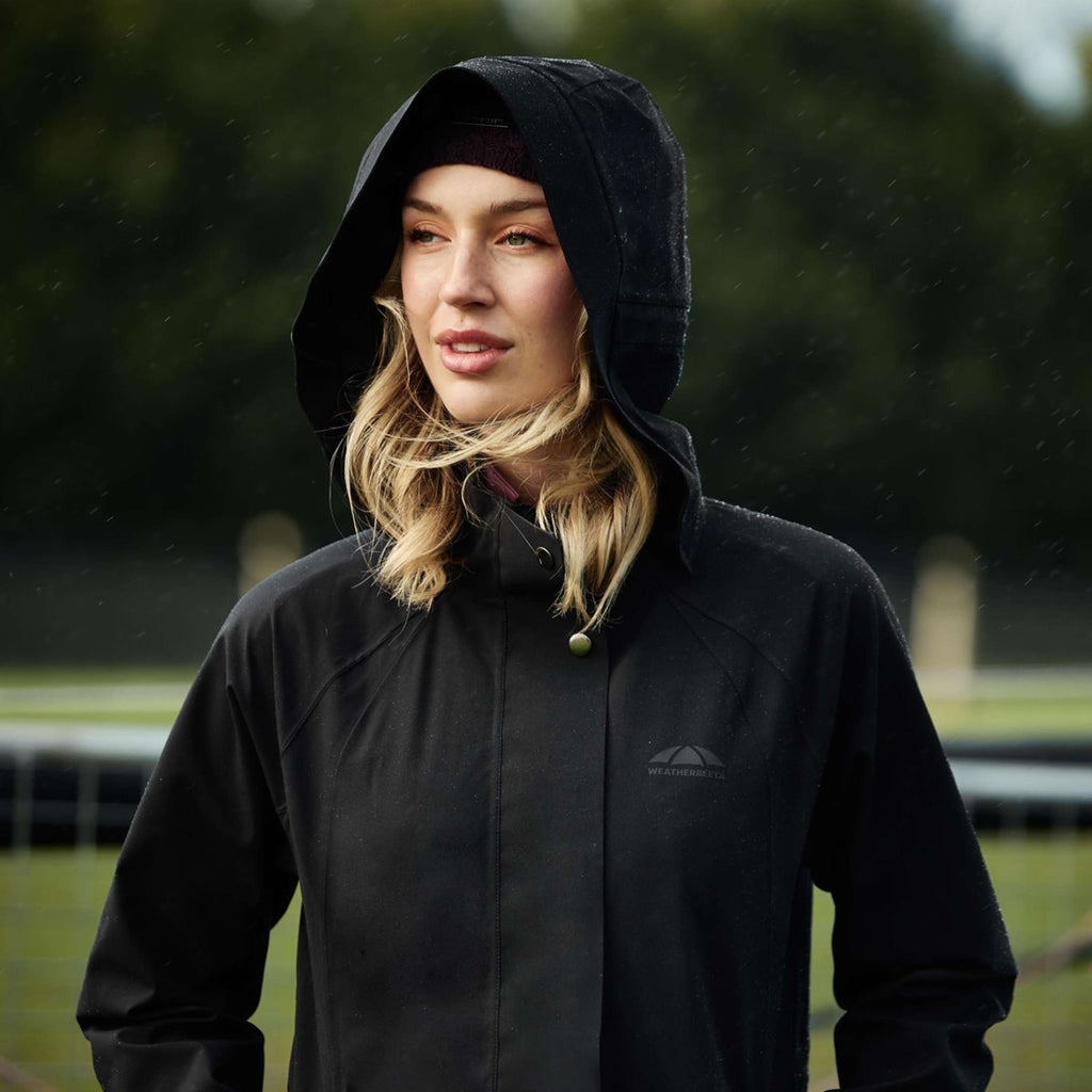 WeatherBeeta Veste Longue Windbreaker Reflective Longline Noir