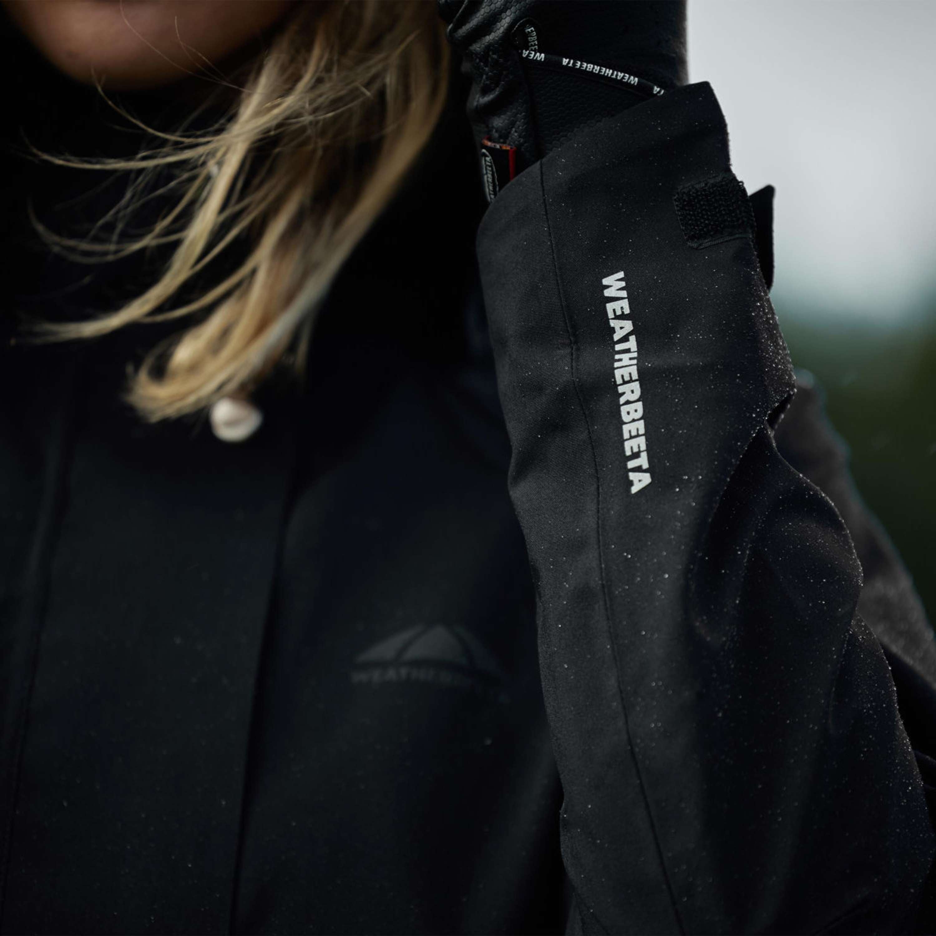WeatherBeeta Veste Longue Windbreaker Reflective Longline Noir