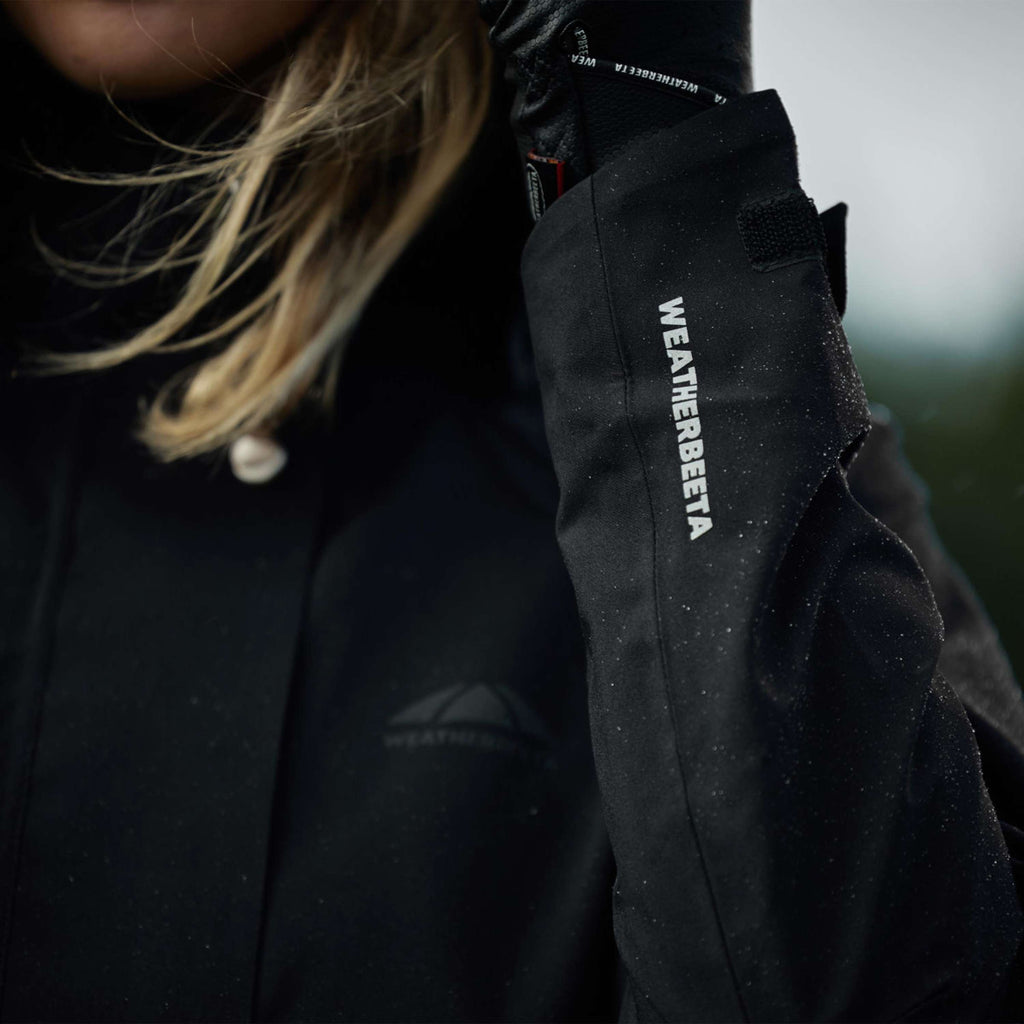 WeatherBeeta Veste Longue Windbreaker Reflective Longline Noir