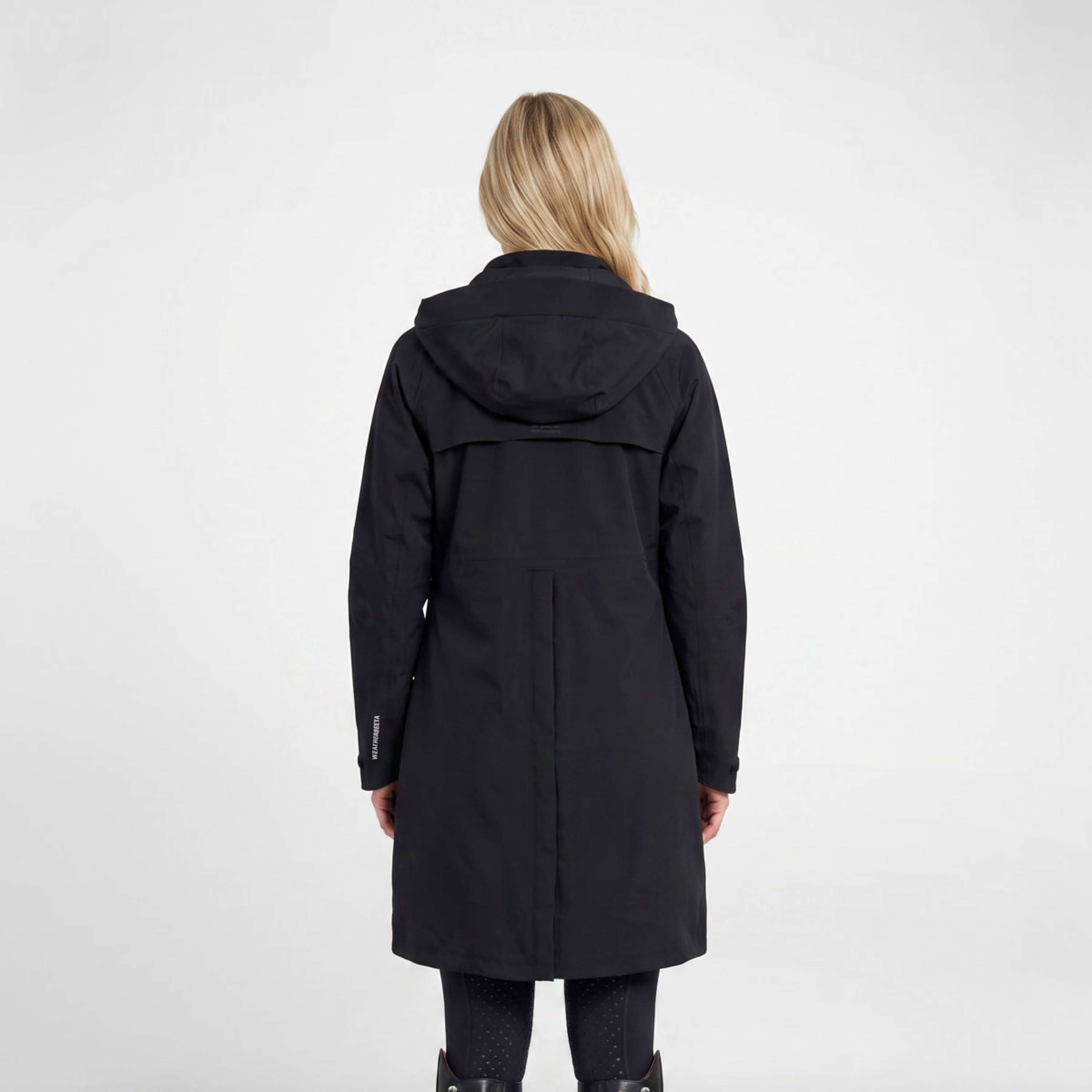 WeatherBeeta Veste Longue Windbreaker Reflective Longline Noir
