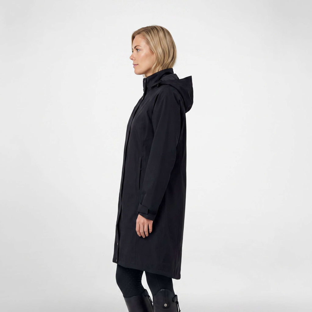 WeatherBeeta Veste Longue Windbreaker Reflective Longline Noir