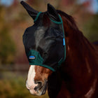 WeatherBeeta Masque Anti-Mouches ComFiTec Durable avec Oreilles Black/Forest Green