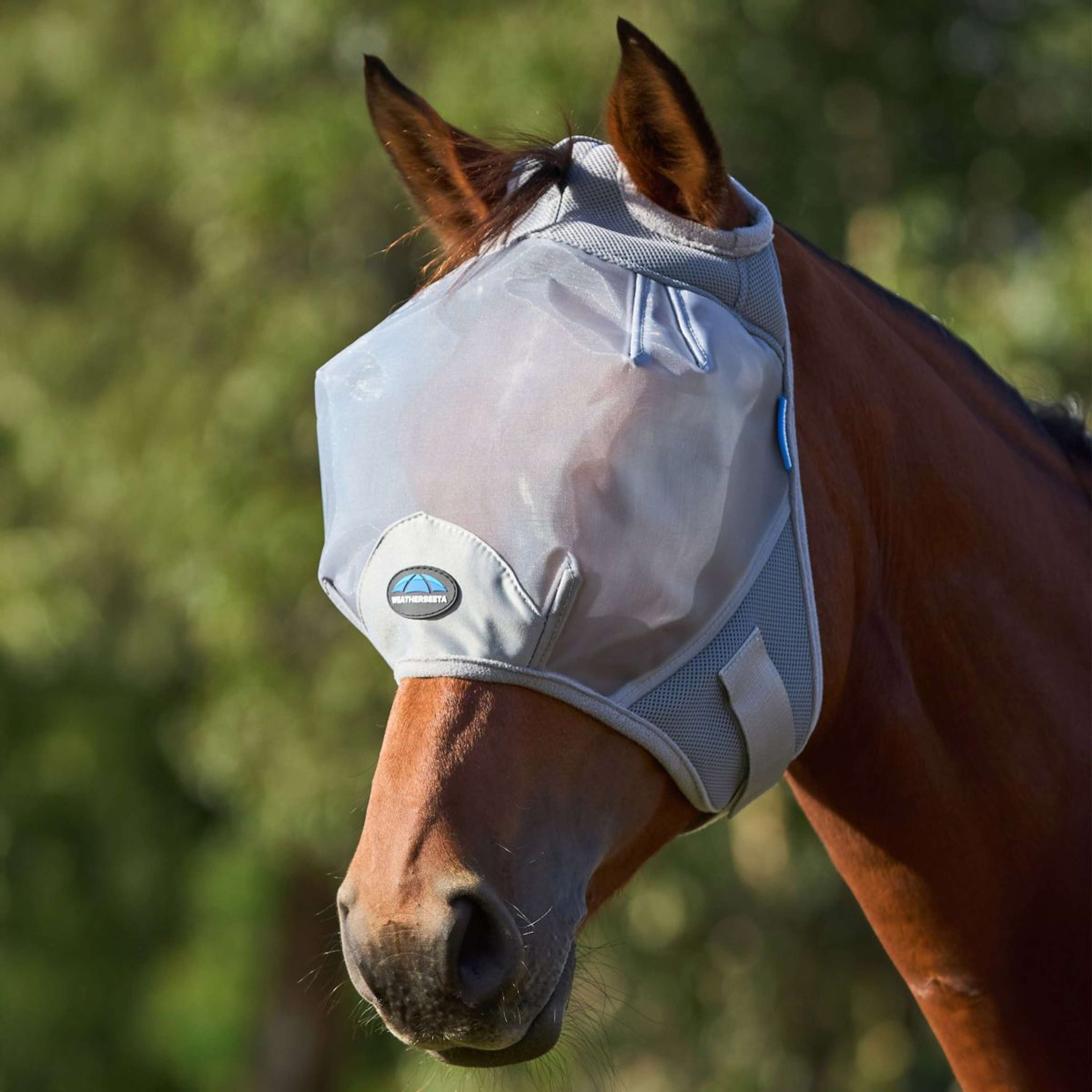 WeatherBeeta Masque Anti-Mouches ComFiTec Fine sans Oreilles Gris WeatherBeeta Masque Anti-Mouches ComFiTec Fine sans Oreilles Gris