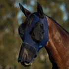 WeatherBeeta Masque Anti-Mouches ComFiTec Luxe Stretch avec Oreilles et Nez Marin/Noir