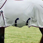 WeatherBeeta Couverture Anti-Mouches ComFiTec Airflow Detach-A-Neck Grey/Navy/Burgundy