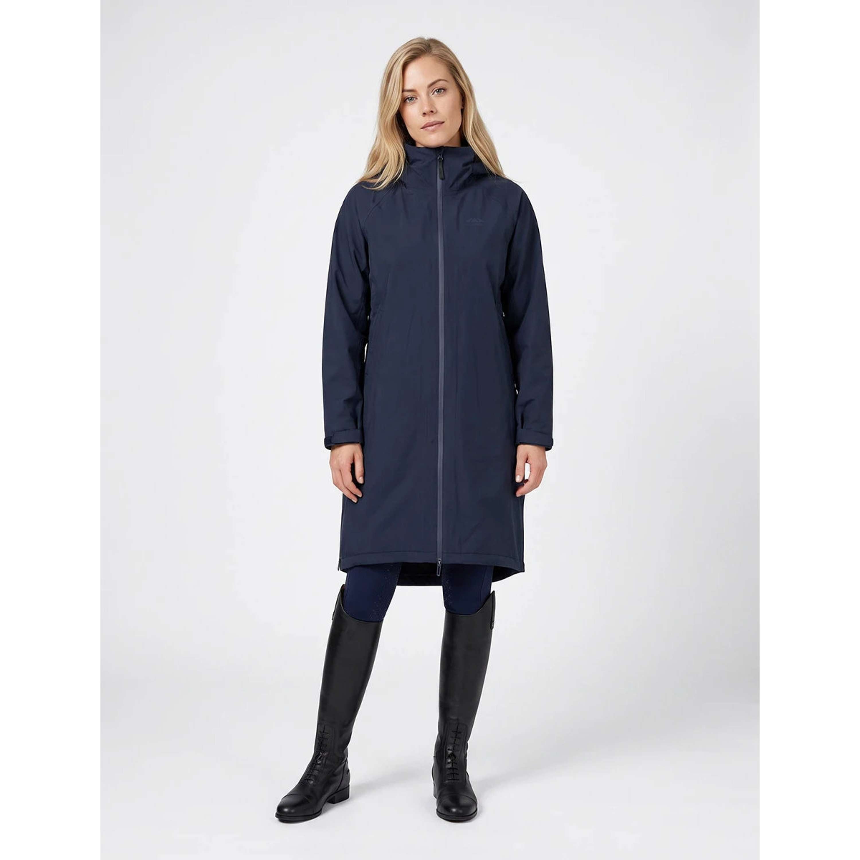 WeatherBeeta Veste Longue Spectator Waterproof Fleece Lined Marine
