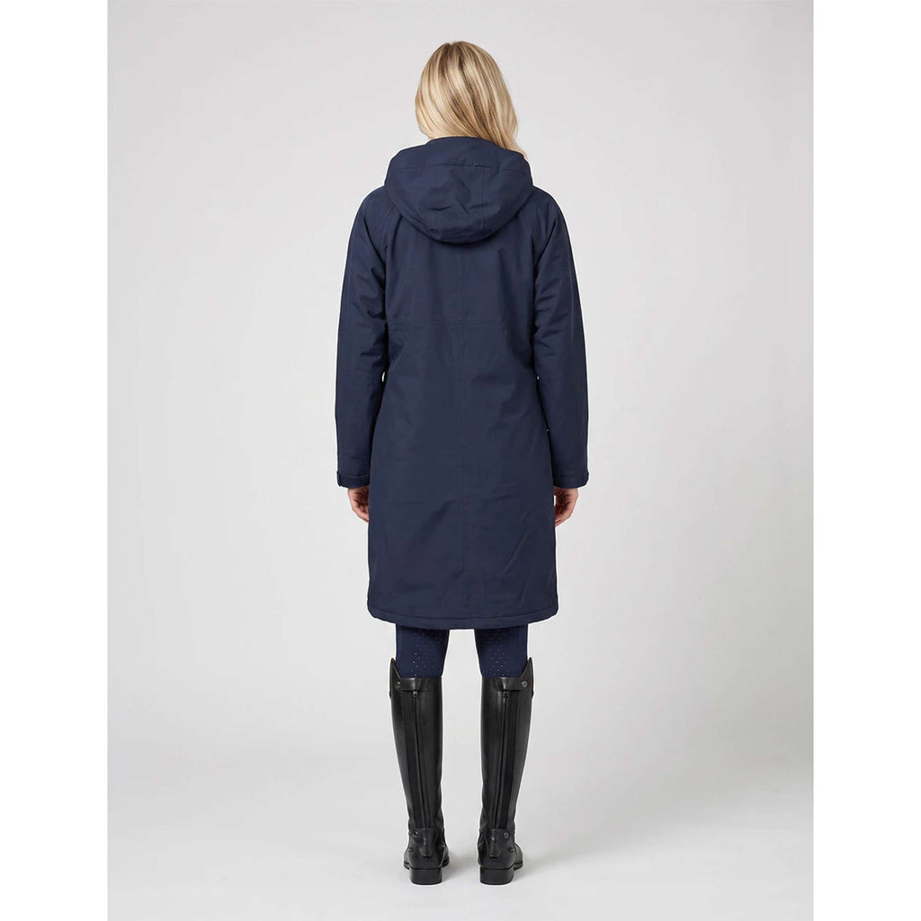 WeatherBeeta Veste Longue Spectator Waterproof Fleece Lined Marine