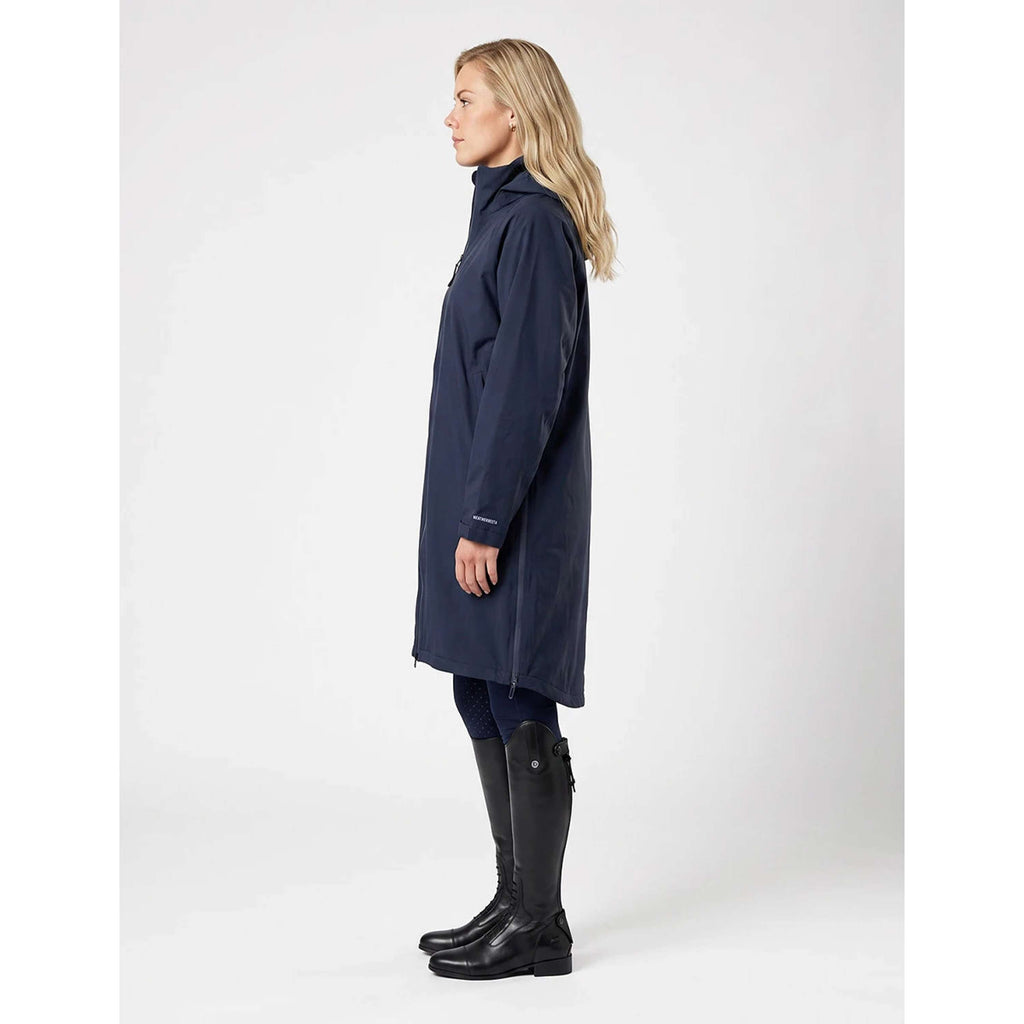WeatherBeeta Veste Longue Spectator Waterproof Fleece Lined Marine