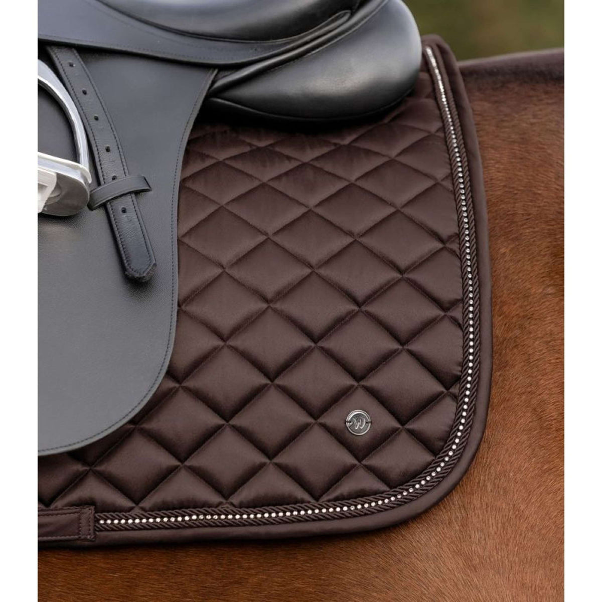 Waldhausen Tapis de Selle Nepal Dressage Marron