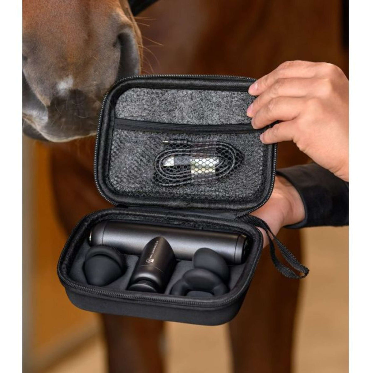 Waldhausen Health + Care Appareil de Massage Pocket Relax Noir