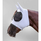 Waldhausen Masque Anti-Mouches Puck avec des Ailes de Nez Gris Argent