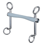 Beris Mors de Dressage Comfort Stang Long Hard Blanc